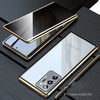 For Samsung Note20U Anti Peeping Privacy Glass Case Protect Phone Case S21Ultra Magnetic S21 Metal Cover