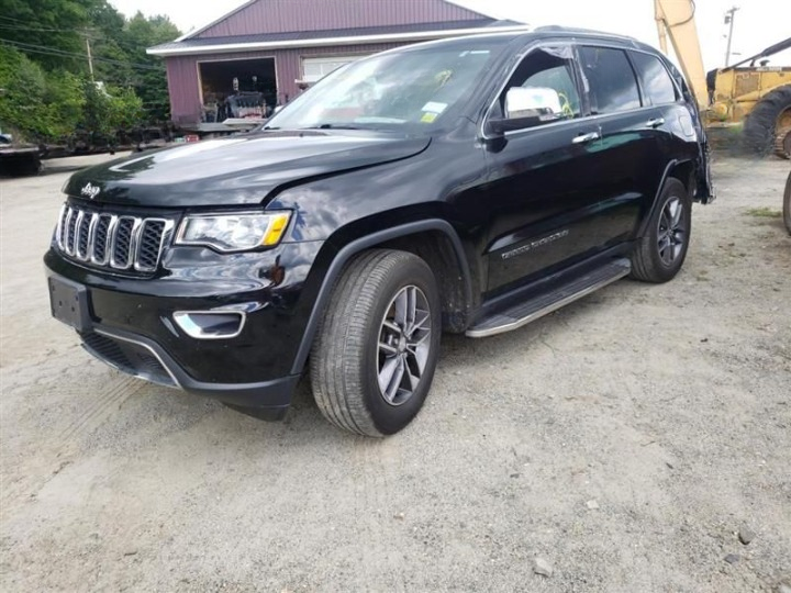 2016 2017 2018 Jeep Grand Cherokee Left Driver Steering Wheel Airbag Black OEM