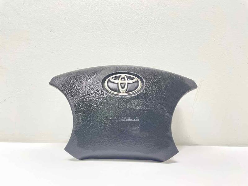 03-09 Toyota 4Runner Left Driver Wheel Airbag Audio and Cruise Control Black OEM