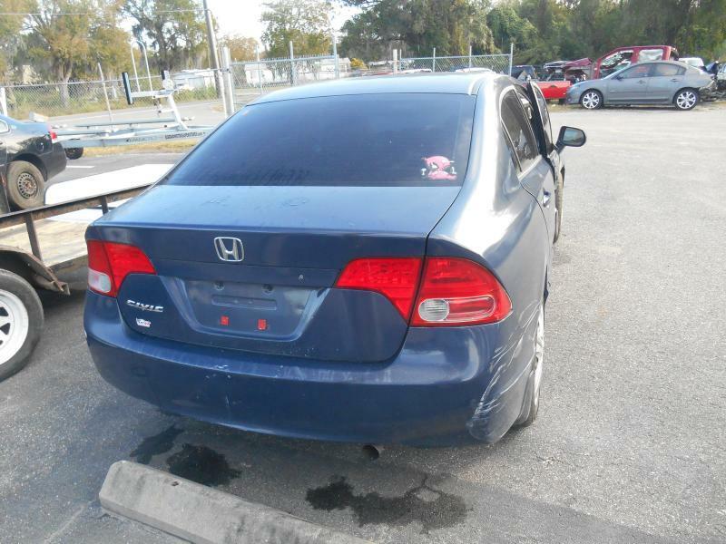 2006-2011 Honda Civic Sedan Front Left Driver Seat Belt Retractor Assembly Grey